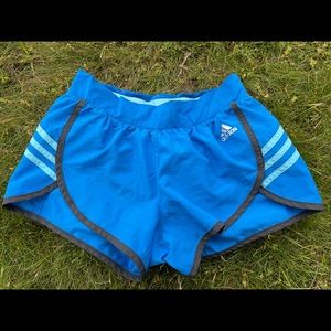 Adidas Climalite Women’s Shorts-Blue (No Pockets)